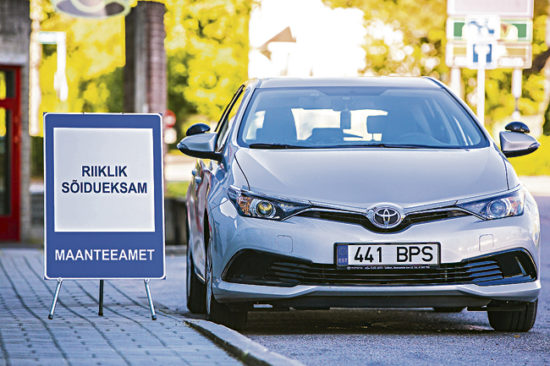 sõidueksamiks valmistumine